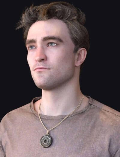 Robert Pattinson (with Hair) for Genesis 8.1 Male