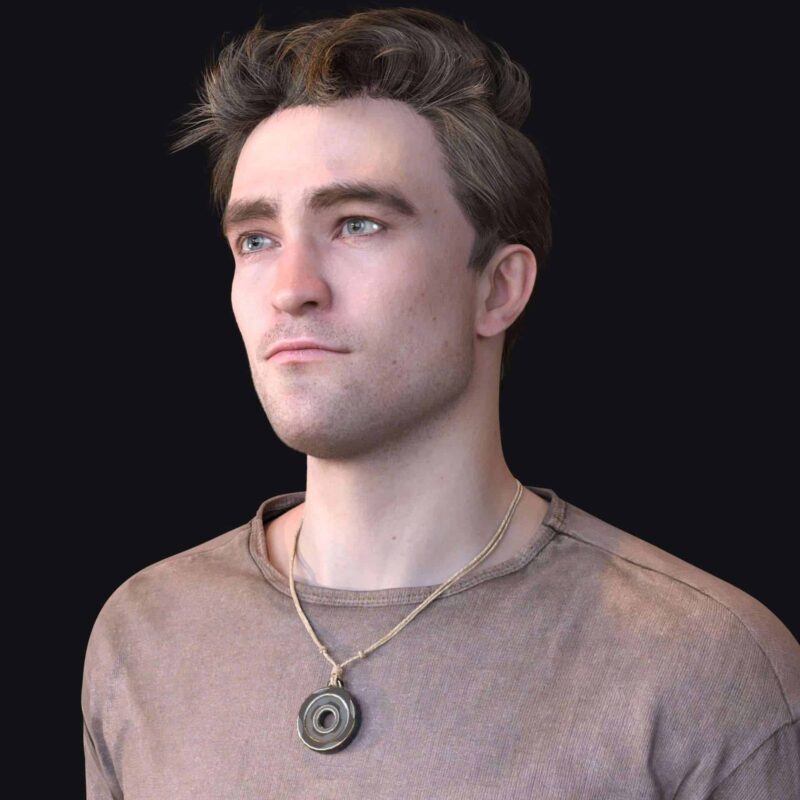 Robert Pattinson (with Hair) for Genesis 8.1 Male