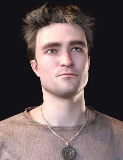 Robert Pattinson (with Hair) for Genesis 8.1 Male