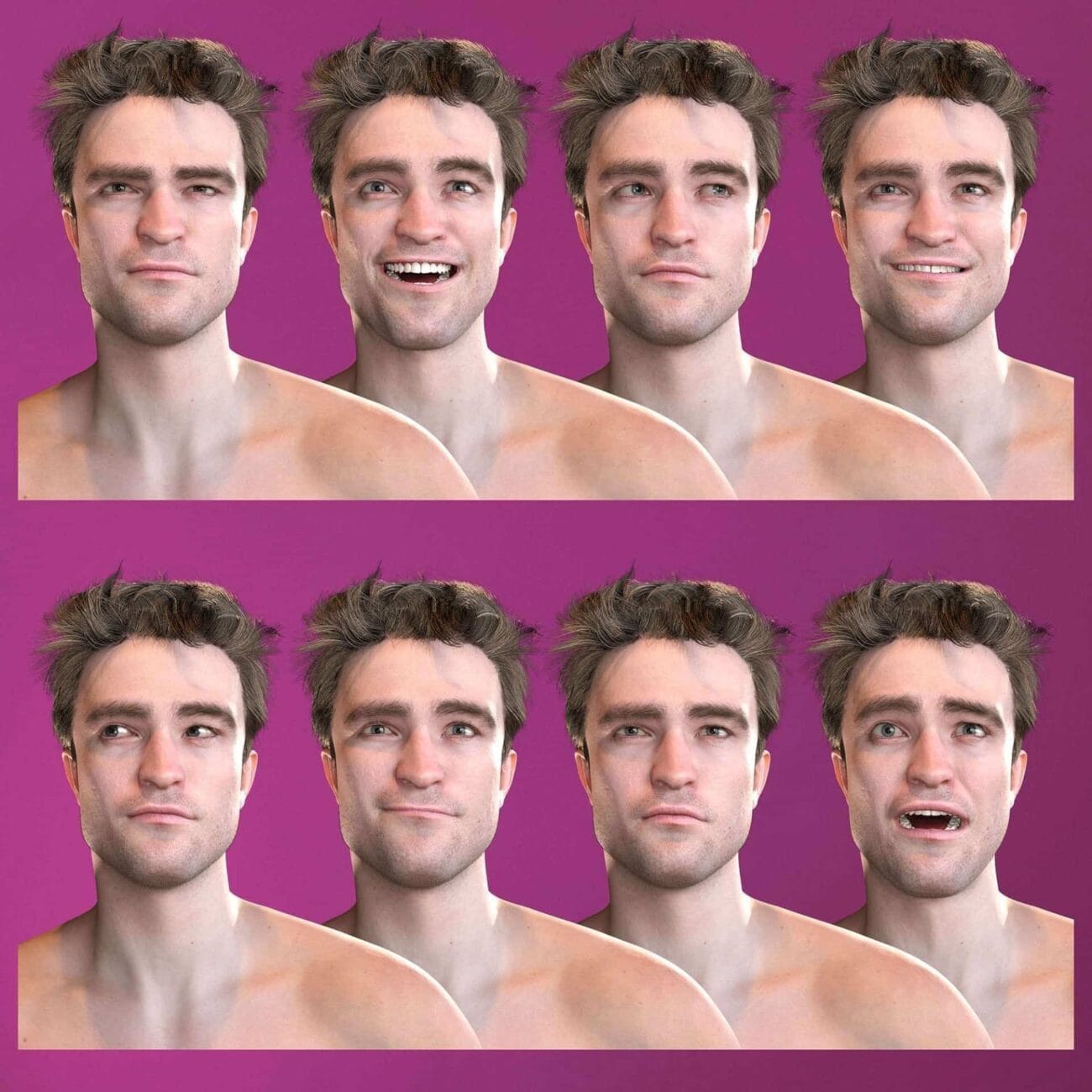 Robert Pattinson (with Hair) for Genesis 8.1 Male