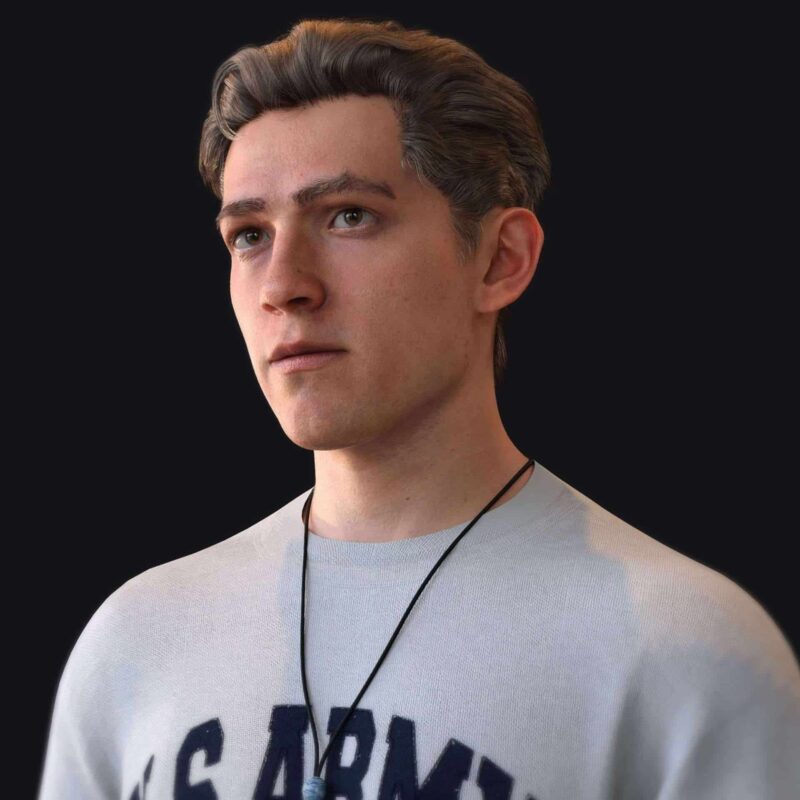 Tom Holland (with Hair) for Genesis 8.1 Male