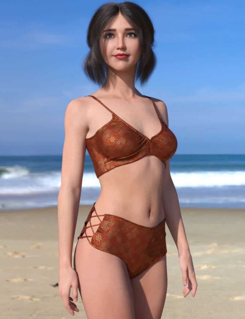 K3D Bikini Swimsuit for Genesis 8 & 8.1 Female - Image 5