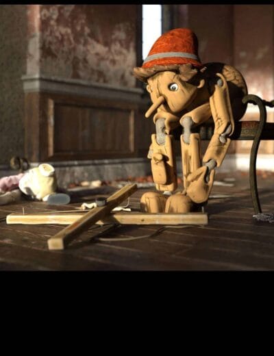 Puppet Wooden Cross