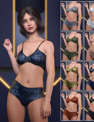 K3D Bikini Swimsuit for Genesis 8 & 8.1 Female