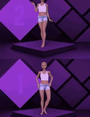 Luxury poses volume 04 3dshards poses 01 02