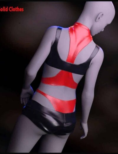 Sexy Solid Clothes for Genesis 8 Female