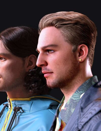 Gopnik Hair for Genesis 9