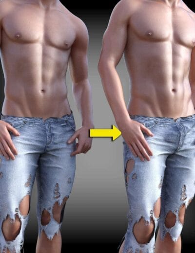 SY Pants Masculinizer Genesis 8 Male