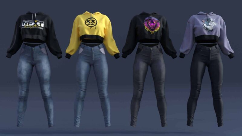 Retro Active Outfit for Genesis 8 Female - Image 9