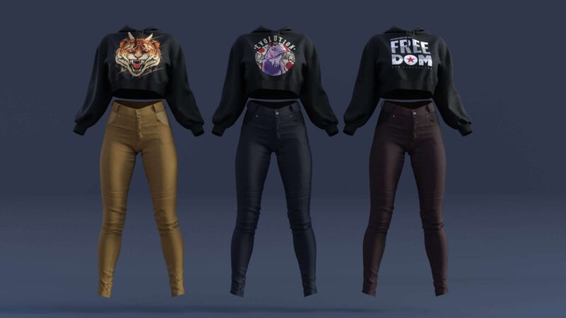 Retro Active Outfit for Genesis 8 Female - Image 8