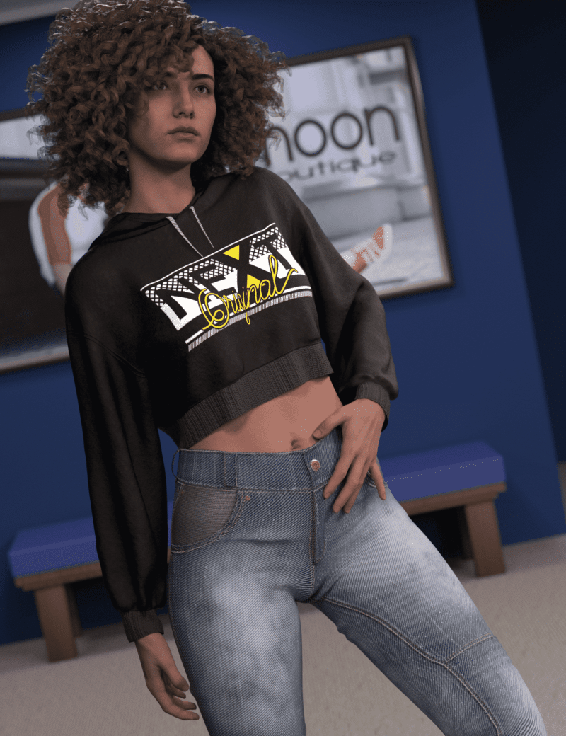 Retro Active Outfit for Genesis 8 Female