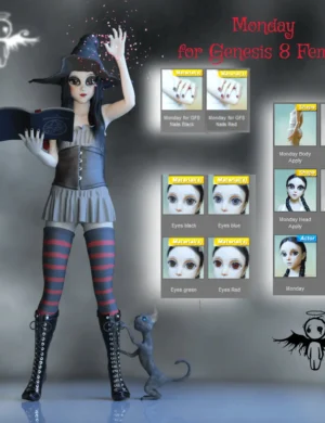 Monday for genesis 8 female