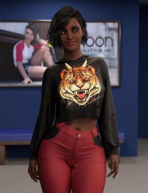 Retroactive tiger top