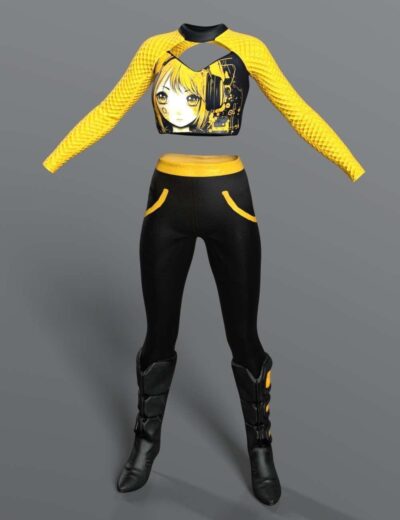 Cyberpunk Outfit 01 for Genesis 8.1 Female