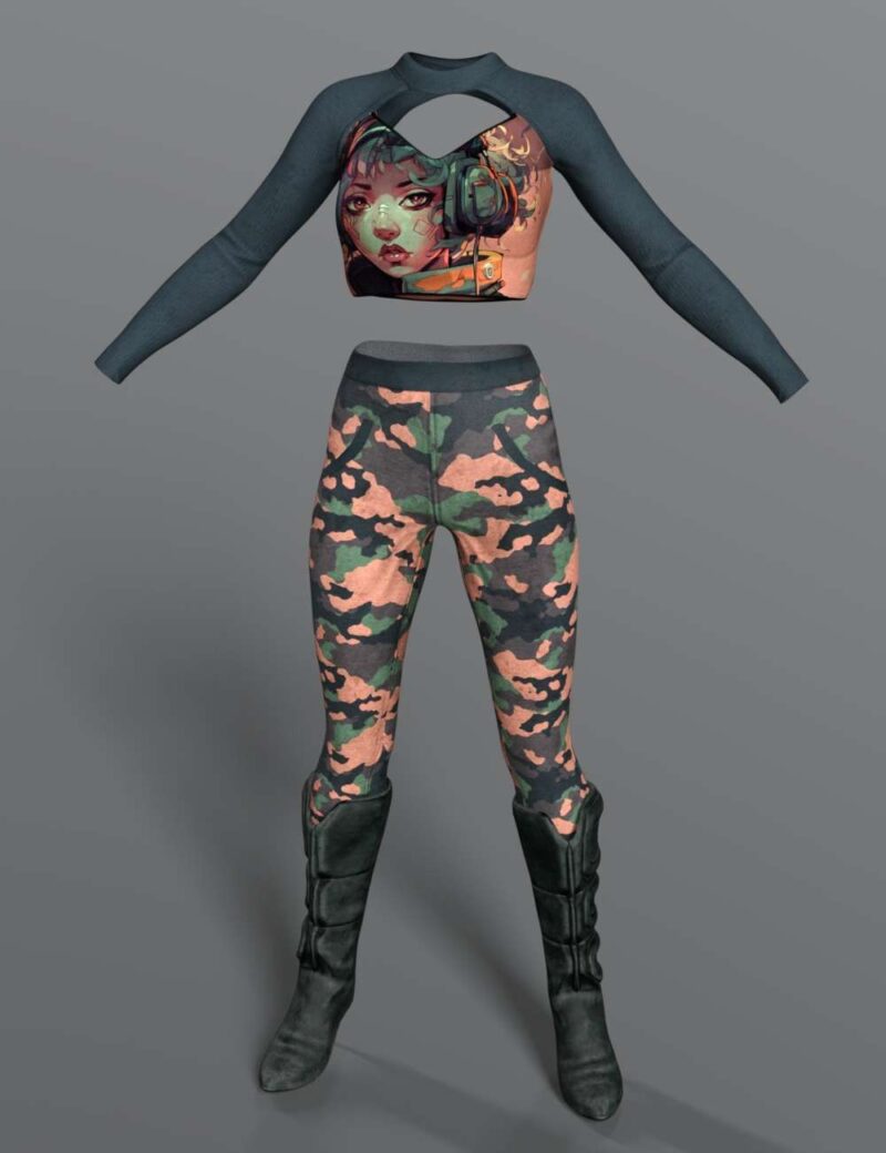 CP 2084 for Cyberpunk 01 Outfit for Genesis 8.1 Female - Image 6