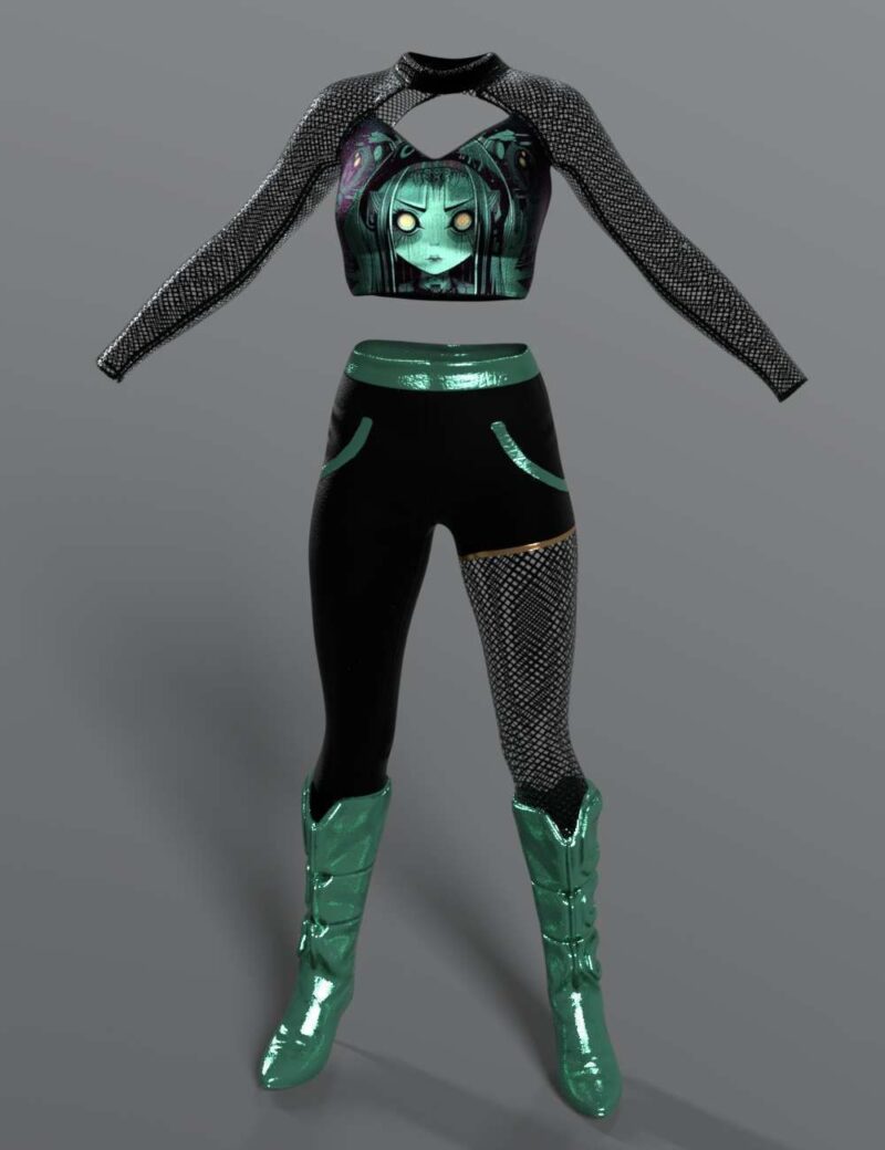 CP 2084 for Cyberpunk 01 Outfit for Genesis 8.1 Female - Image 4