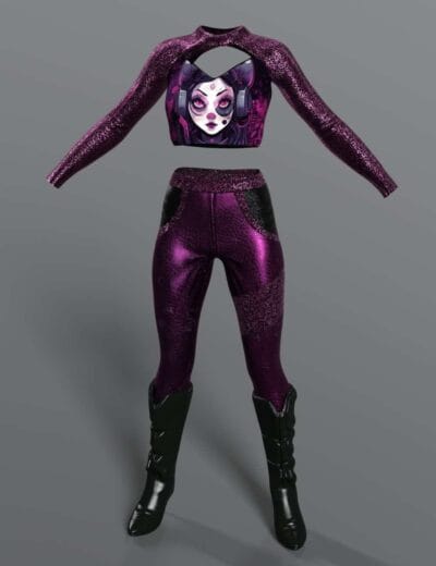 CP 2084 for Cyberpunk 01 Outfit for Genesis 8.1 Female