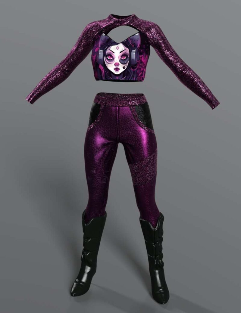 CP 2084 for Cyberpunk 01 Outfit for Genesis 8.1 Female - Image 2