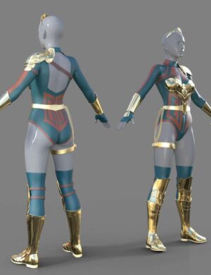 Yara flor cosplay outfit for genesis 8 8 1 female