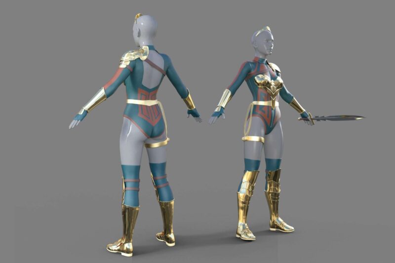 Yara Flor cosplay outfit for Genesis 8/8.1 Female - Image 10