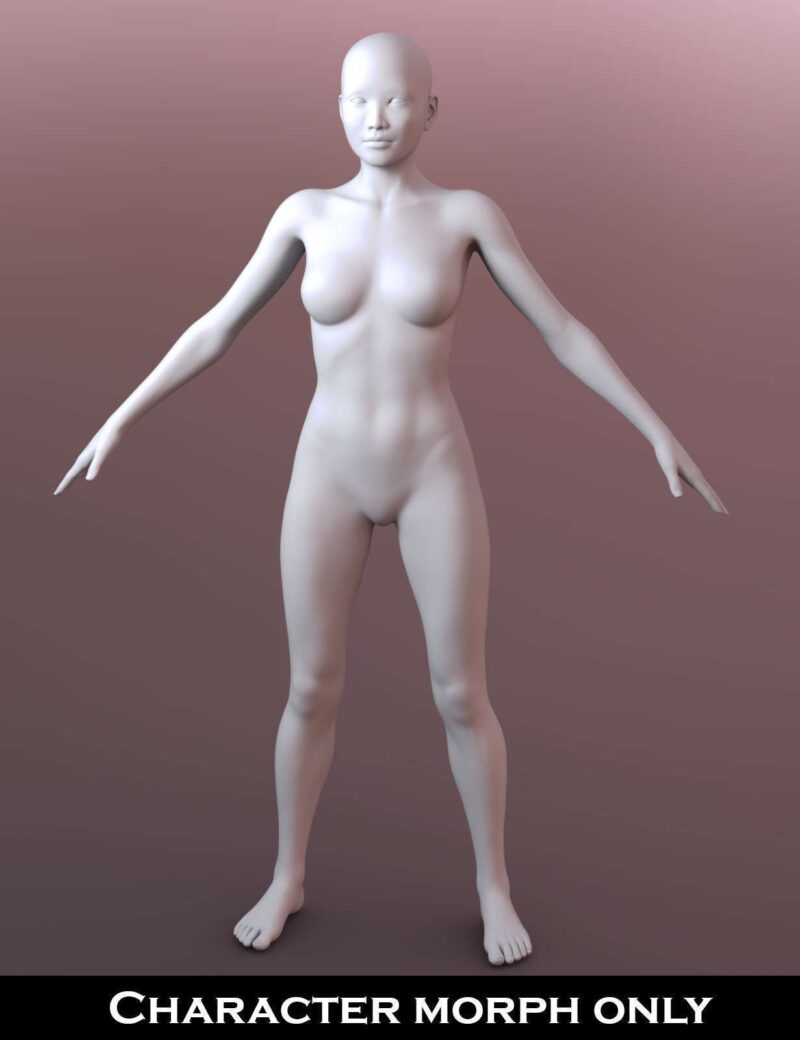 Amy AiMei for Daz 3D Genesis 8 Female (Morphs Only) - Image 3