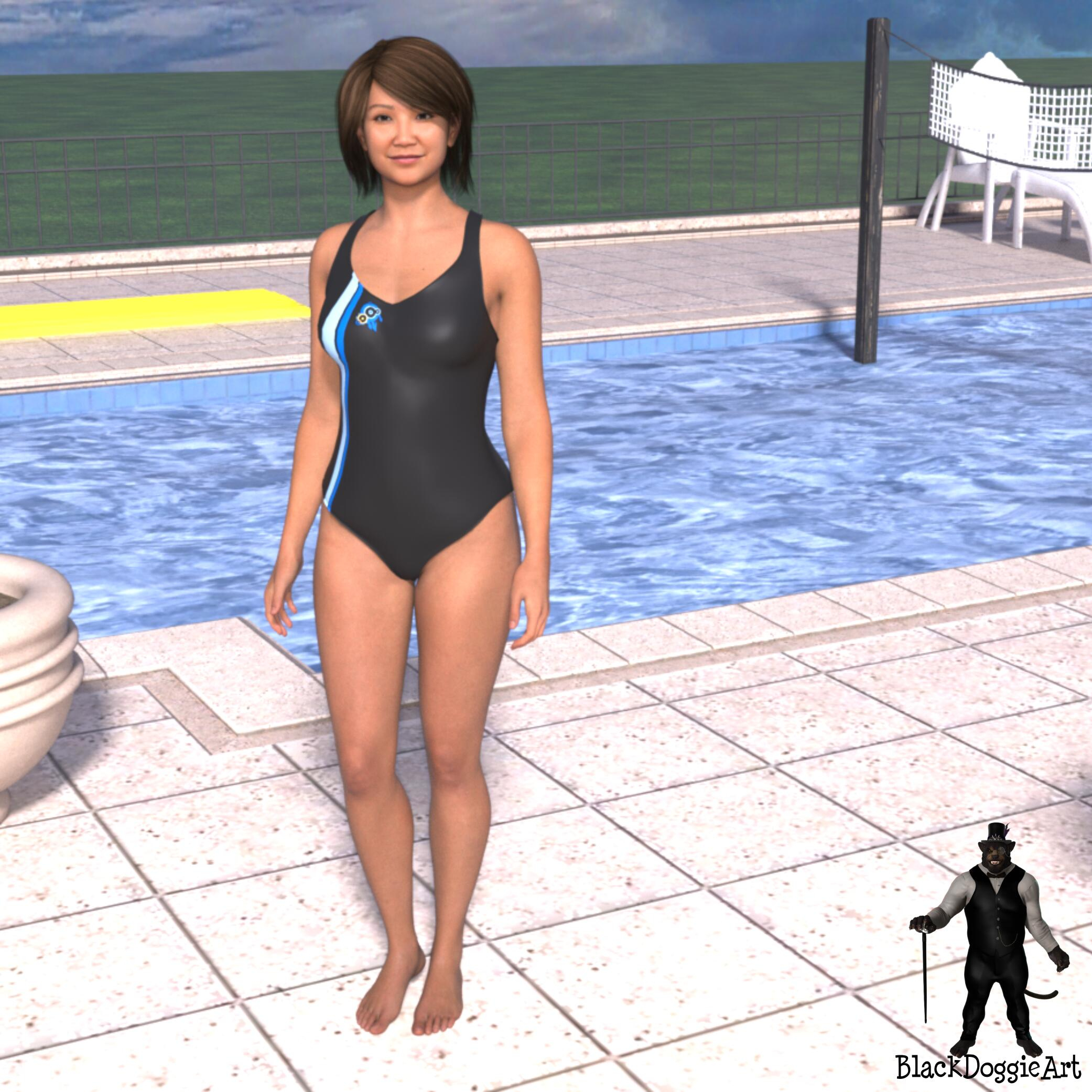 Click to view full screen Amy AiMei for Daz 3D Genesis