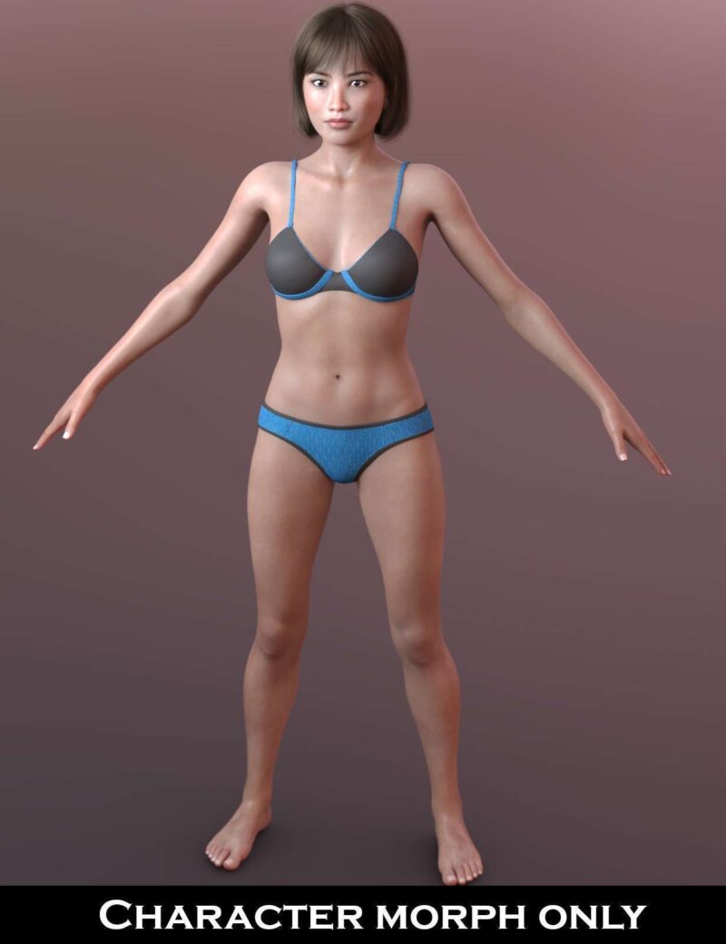 Amy AiMei for Daz 3D Genesis 8 Female (Morphs Only) - Image 5