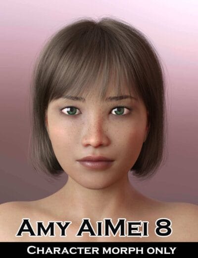 Amy AiMei for Daz 3D Genesis 8 Female (Morphs Only)