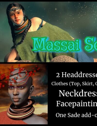 Massai Set for Genesis 8 Female