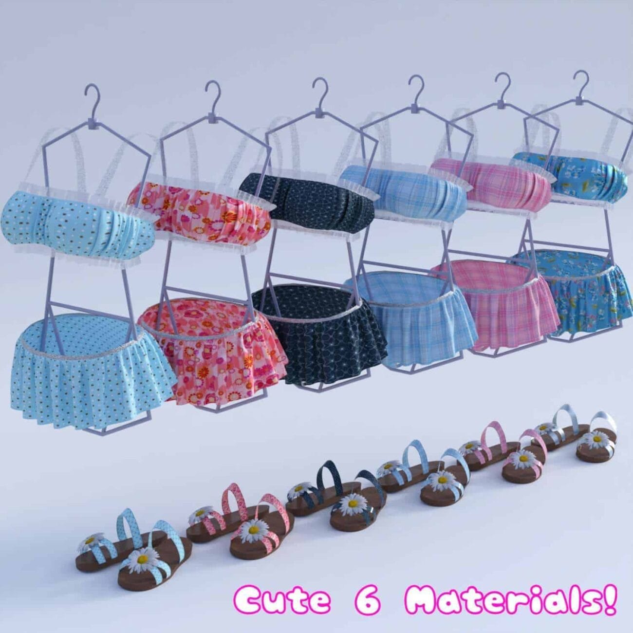 Cute Bikini with Sandal for G8F