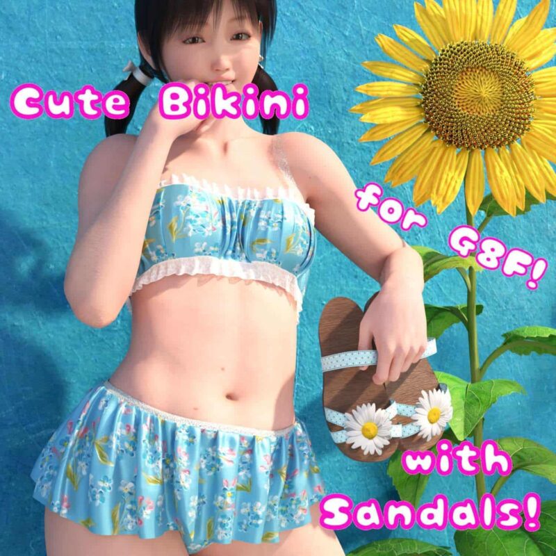 Cute Bikini with Sandal for G8F