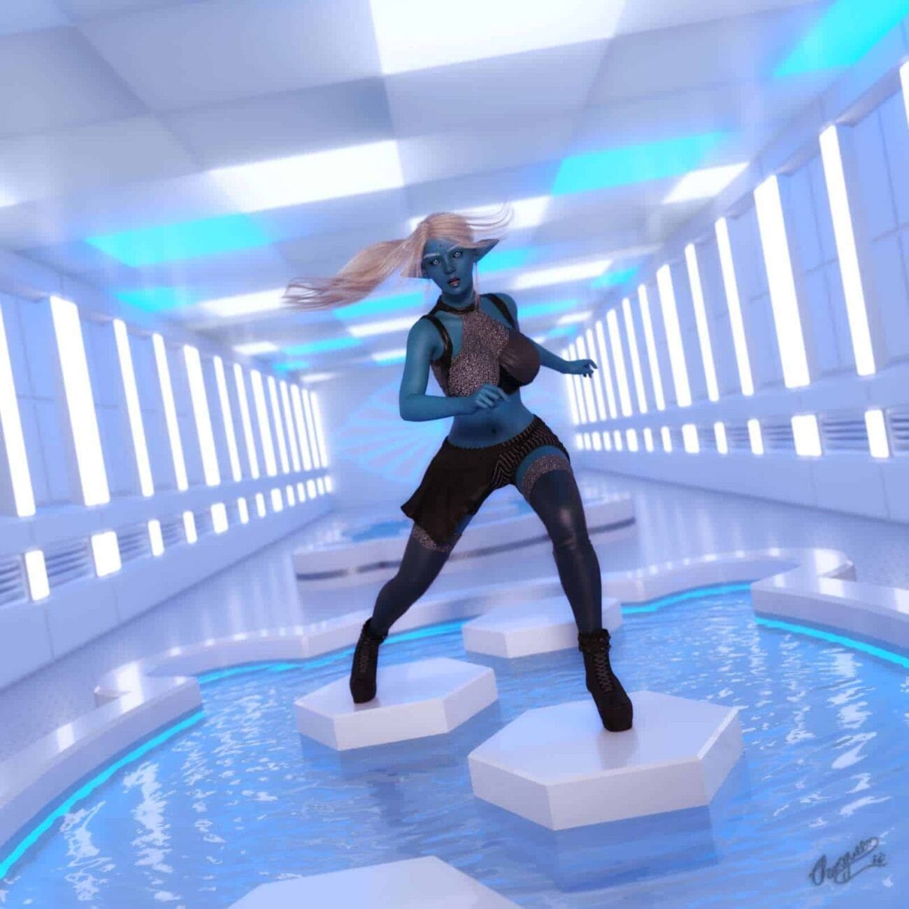 CW Sayuri for Genesis 8 Female