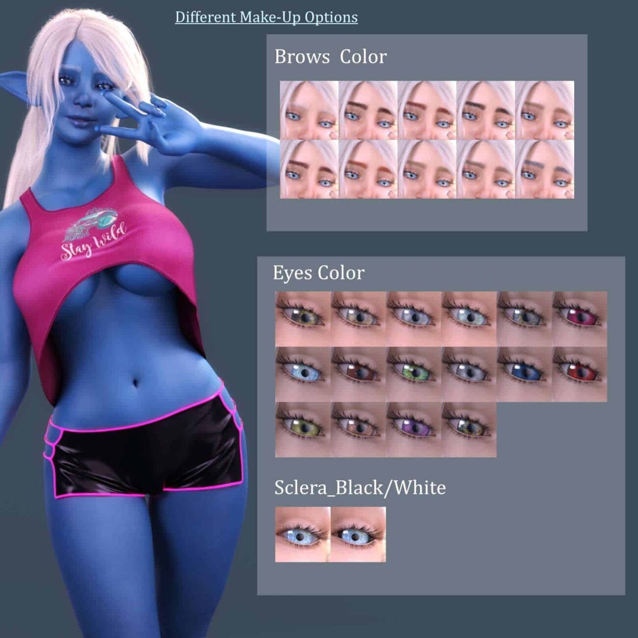CW Sayuri for Genesis 8 Female