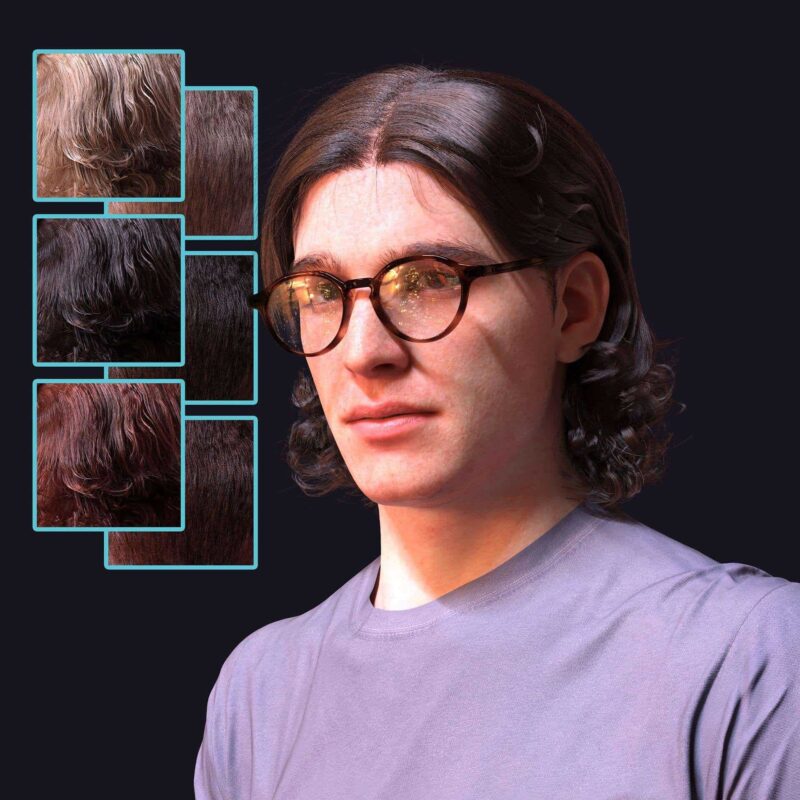 Gossamer Hair Shader for Strand-Based Hair