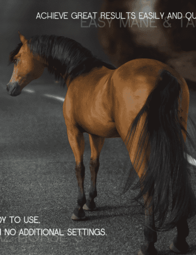 Easy Mane & Tail DAZ Horse 3