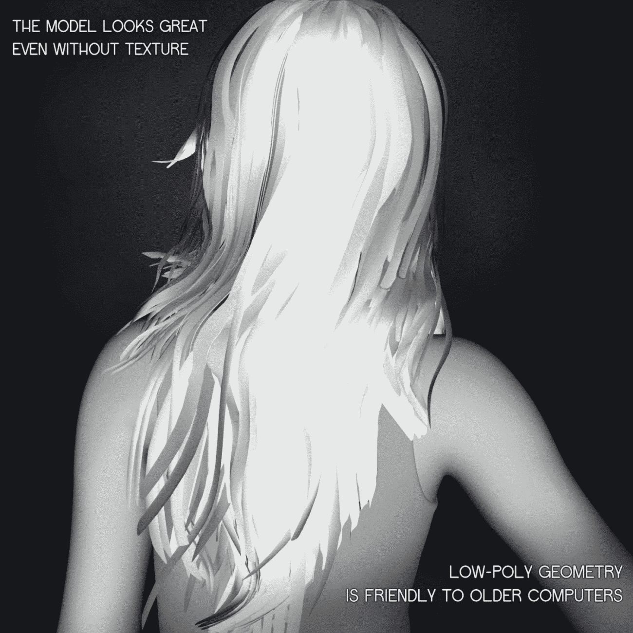 Rosalina Hair for G8F & G9