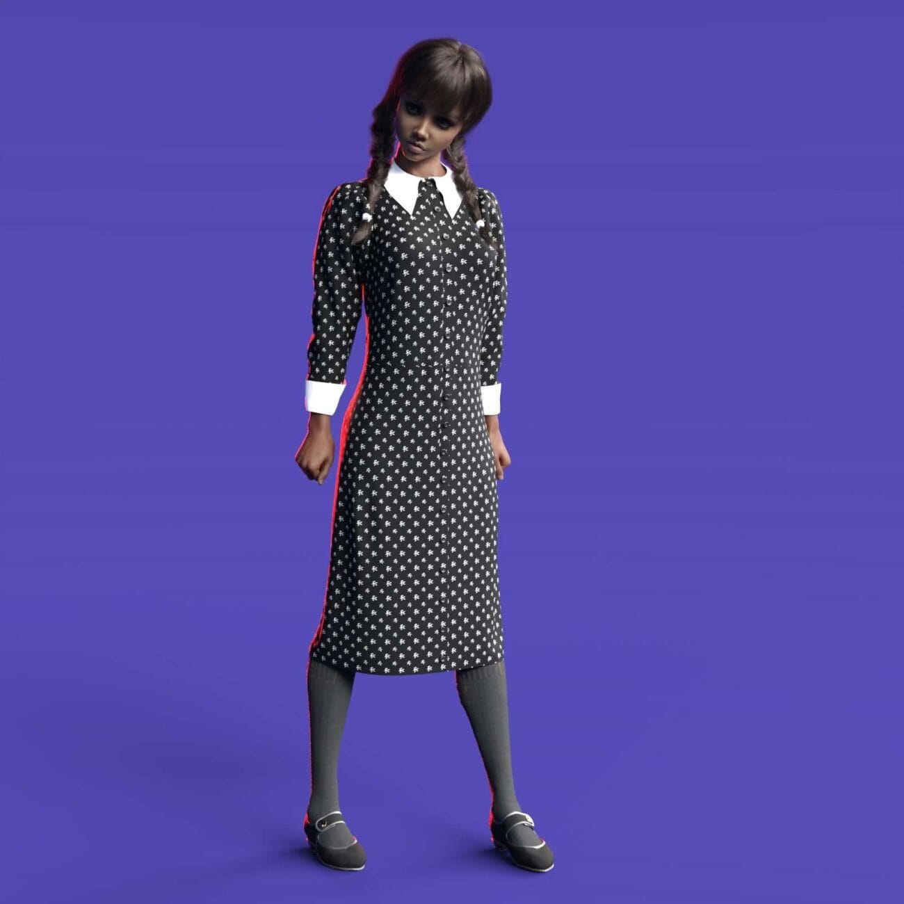 wednesday classic dress Wednesday Netflix Outfits: Perfect All-Black Styling