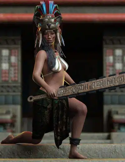 Warrior Princess poses for G9 Femenine