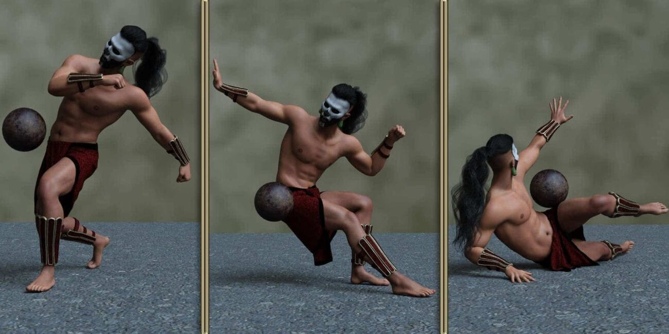 Ball Game Poses for G9 Masculine
