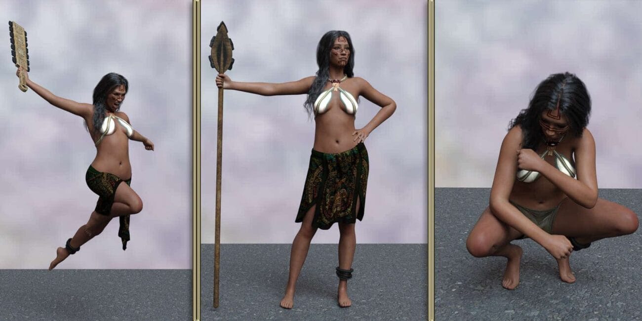Warrior Princess poses for G9 Femenine