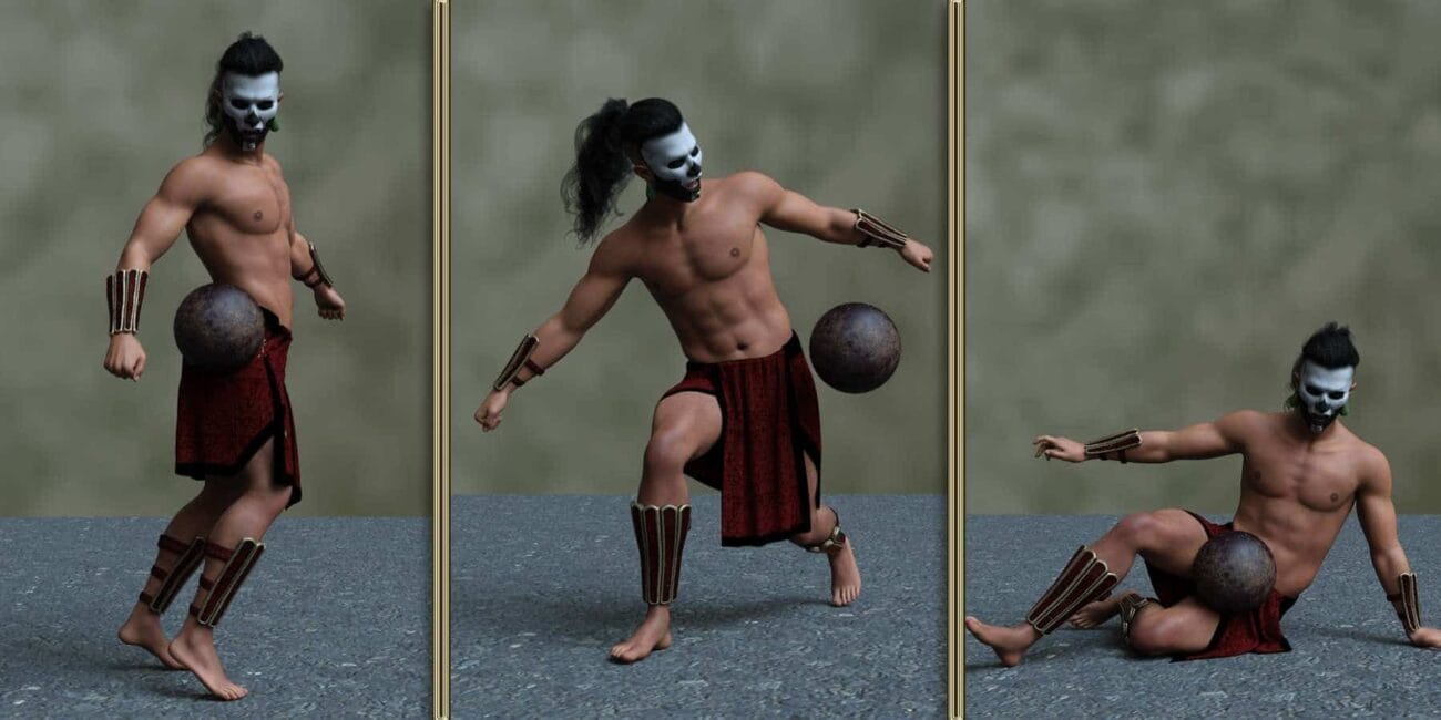 Ball Game Poses for G9 Masculine