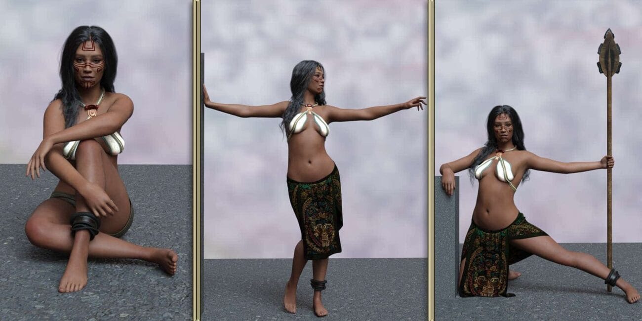 Warrior Princess poses for G9 Femenine