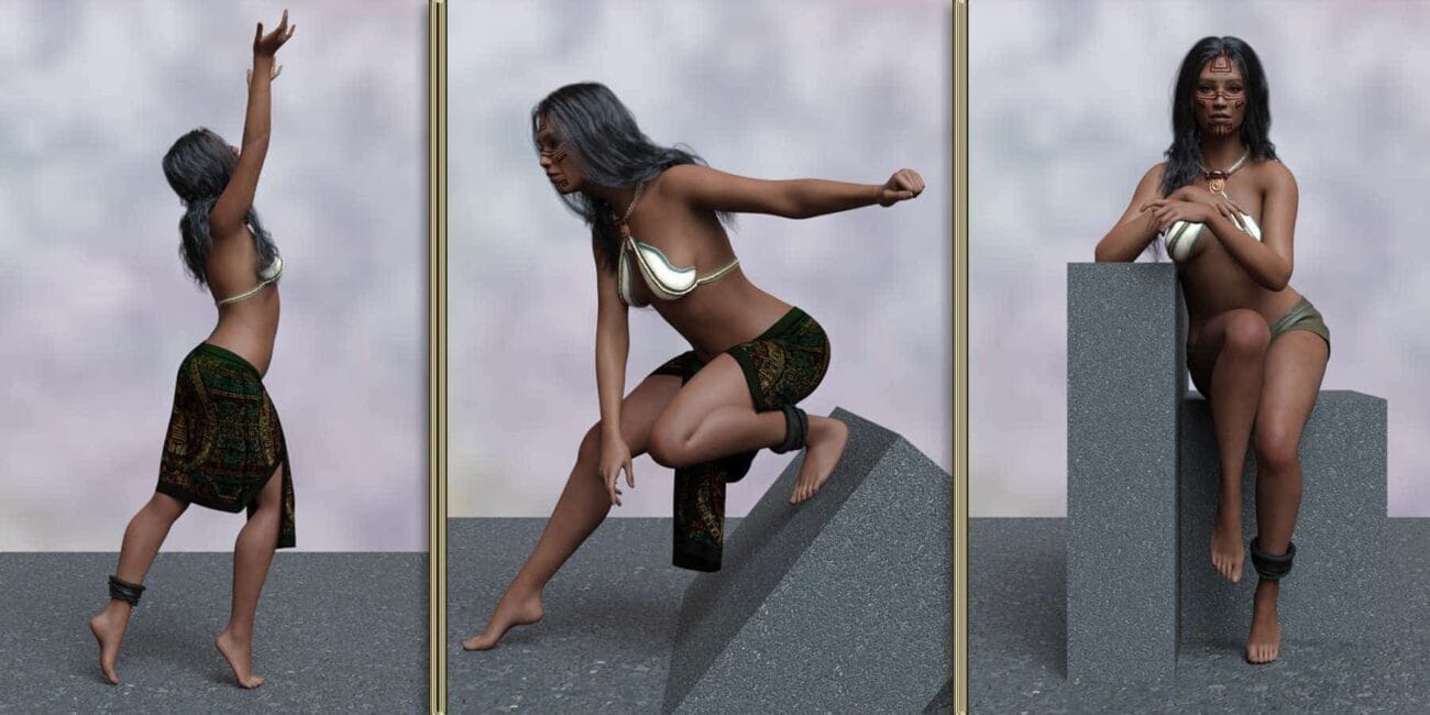 Warrior Princess poses for G9 Femenine