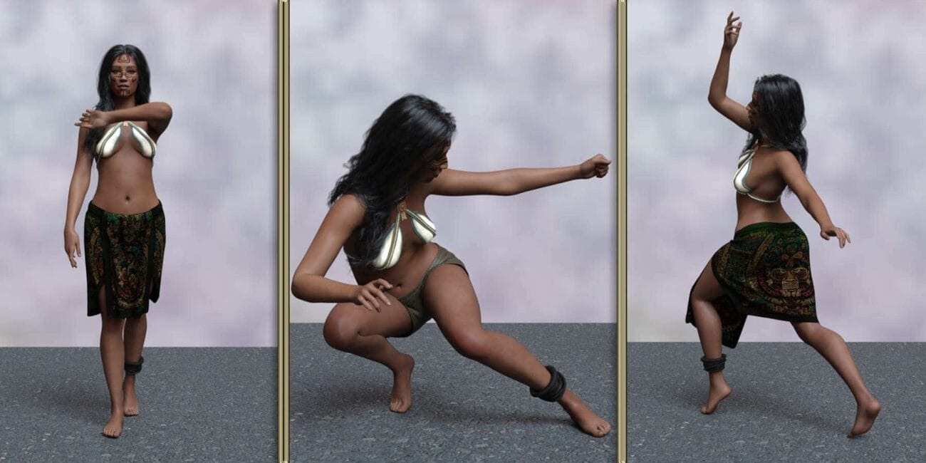 Warrior Princess poses for G9 Femenine