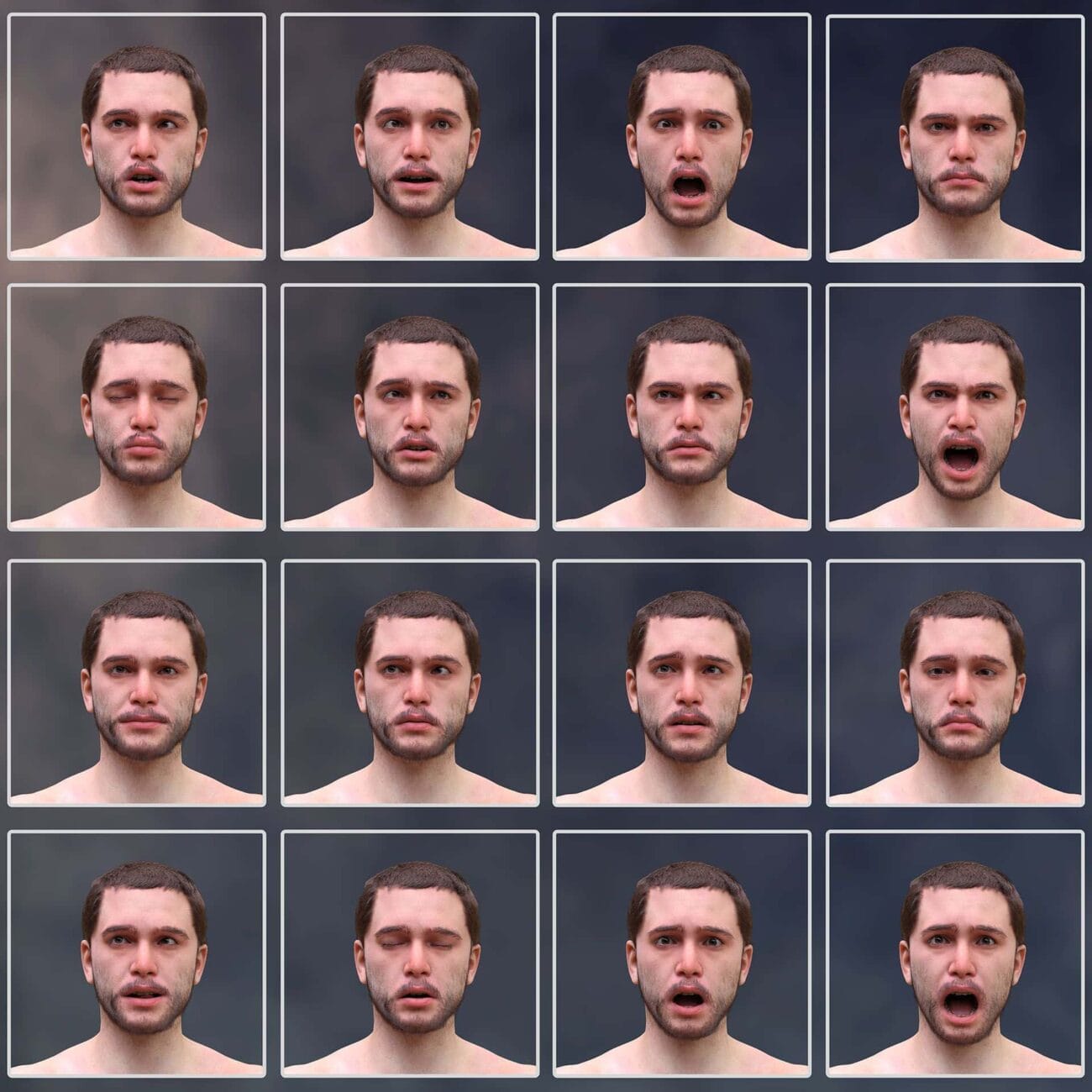 Kit Harington (with Facial Hair) for Genesis 9