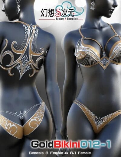 Fantasy S Dimension_GoldBikini_012-1 for Genesis 8 and 8.1 Females