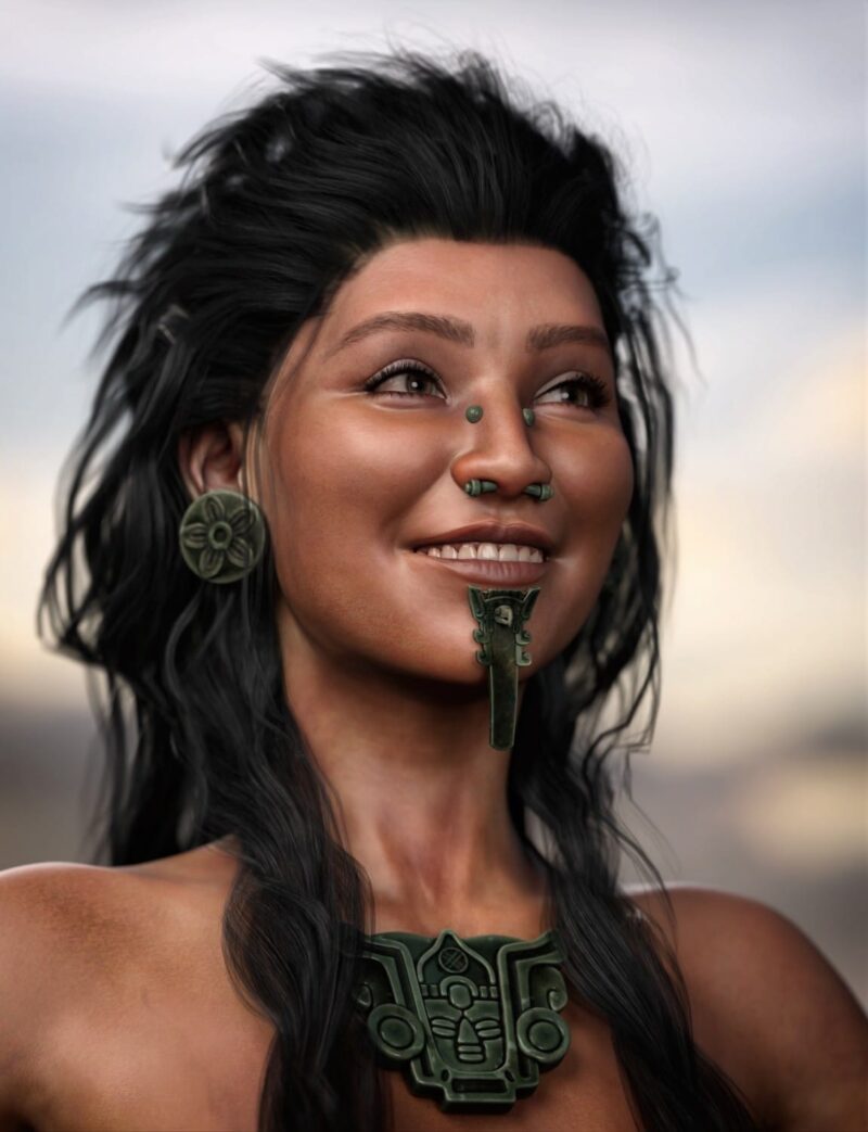 Mesoamerican & Modern Jewelry Sets for Genesis 3, 8 and 9