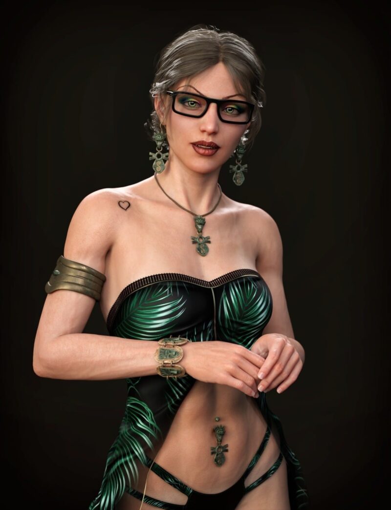 Mesoamerican & Modern Jewelry Sets for Genesis 3, 8 and 9 - Image 5