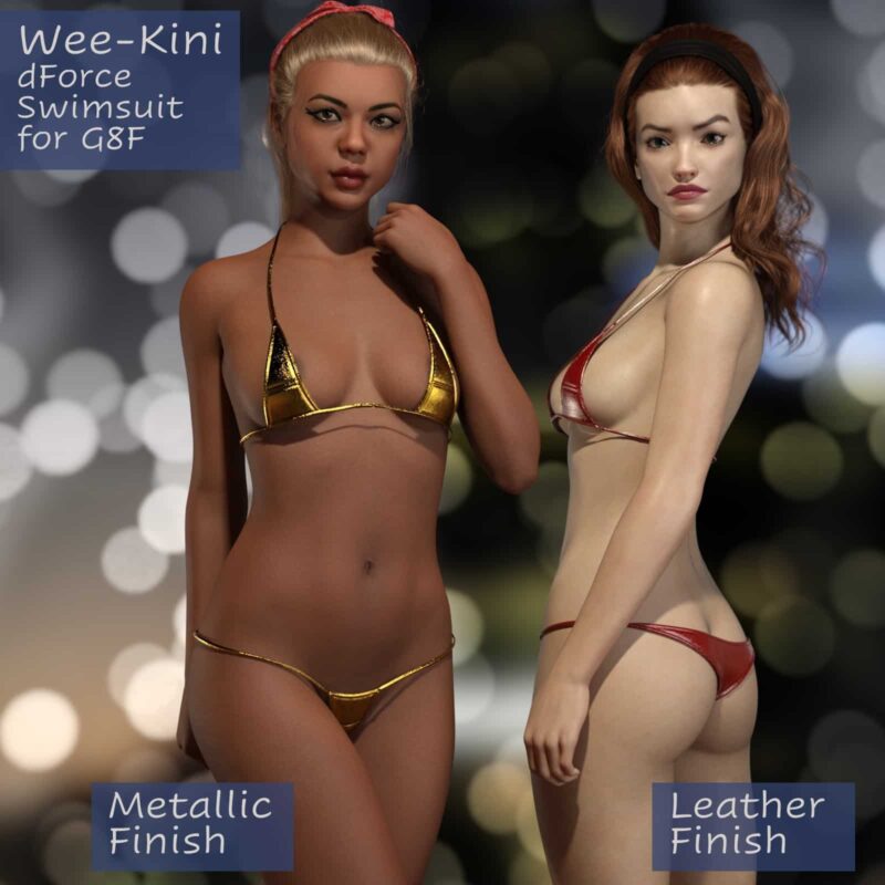 Wee-Kini dForce Swimsuit for Genesis 8 Female - Image 2