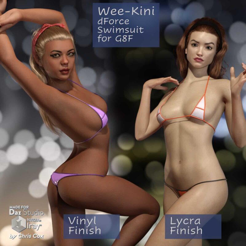 Wee-Kini dForce Swimsuit for Genesis 8 Female - Image 5